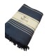 TELO MARE PAREO FOUTA 90X170CM FRANGE SALINAS GITIESSE