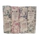 ASSORTITO 4 PEZZI COMPLETO LENZUOLA COTONE MATRIMONIALE DELICATO FIORI FARFALLE HOME SWEET HOME