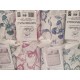 ASSORTITO 4 PEZZI COMPLETO LENZUOLA COTONE MATRIMONIALE DELICATO FIORI FARFALLE HOME SWEET HOME