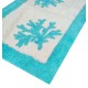 TAPPETO BAGNO ANTISCIVOLO 55X85CM CORALLO HAPPY SUMMER ART DECO'