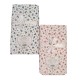 COMPLETO LENZUOLA MATRIMONIALE COTONE ROSELLINE FIOCCO PEZZOLI