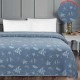 COPRILETTO COPRITUTTO MATRIMONIALE COTONE MUSSOLA JACQUARD SELVIS SGHOME