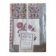 COPRITUTTO TELO ARREDO 260X270CM COTONE MEZZARO GENOVESE JAIPUR FIORI ROSA PEZZOLI