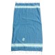 TELO MARE DOPPIO STRATO FOUTA E SPUGNA CON FRANGE 90X160CM  FORMENTERA ART DECO