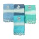 TELO MARE DOPPIO STRATO FOUTA E SPUGNA CON FRANGE 90X160CM  FORMENTERA ART DECO