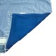 TELO MARE DOPPIO STRATO FOUTA E SPUGNA CON FRANGE 90X160CM  FORMENTERA ART DECO