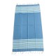 TELO MARE FOUTA CON FRANGE 90X160CM PERLA ART DECO