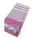 TELO MARE FOUTA CON FRANGE 90X160CM PERLA ART DECO