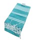 TELO MARE FOUTA CON FRANGE 90X160CM PERLA ART DECO