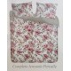 2 PEZZI COMPLETO LENZUOLA MATRIMONIALE COTONE PERCALLE ROSSINI OLANDA HOME SWEET HOME