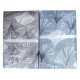 2 PEZZI COMPLETO LENZUOLA MATRIMONIALE COTONE PERCALLE ROSSINI GINKO HOME SWEET HOME