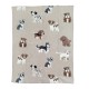 PLAID LANA COTTA 150X170CM CANI PERLATEX
