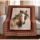 PLAID PILE DIGITALE AGNELLATO 130x160CM CAVALLO PEZZOLI