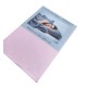 COPRIMATERASSO LENZUOLO SOTTO ANGOLI COTONE JERSEY PEZZOLI ROSA