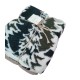 PLAID PILE 130X160CM EFFETTO LANA COTTA 3D AGNELLATO WALD SABBIA ABETI EASY HOME