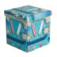 POUF CONTENITORE PIEGHEVOLE 38X38X38CM MARE DIADEMA