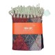PONCHO DONNA SIMIL LANA CON FRANGE MISS LIFE ROMBO ROSSO G.I.T.