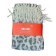 PONCHO DONNA SIMIL LANA CON FRANGE MISS LIFE ANIMALIER GRIGIO G.I.T.