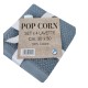 CONFEZIONE 12 LAVETTE COTONE POP CORN PEZZOLI