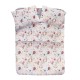COMPLETO LENZUOLA MATRIMONIALE COTONE PENELOPE FIORI 05 LOVELY HOME