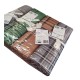 ASSORTITO 4 PEZZI COMPLETO LENZUOLA COTONE MATRIMONIALE DELICATO SCOZZESE HOME SWEET HOME