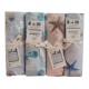 ASSORTITO 4 PEZZI COMPLETO LENZUOLA COTONE MATRIMONIALE DELICATO STELLE MARINE HOME SWEET HOME