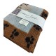PLAID LANA COTTA 150X180CM CANI ARIEL FABBRICA TESSILE