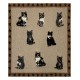 PLAID LANA COTTA 150X180CM GATTI FUFFI FABBRICA TESSILE