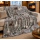PLAID PILE JACQUARD 140X170CM AGNELLATO CHALET PEZZOLI
