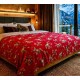 PLAID PILE STAMPATO AGNELLATO RENNA BORDEAUX PEZZOLI