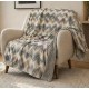PLAID PILE STAMPATO AGNELLATO MODERNO PEZZOLI