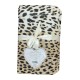 COMPLETO LENZUOLA MATRIMONIALE COTONE LEOPARDATO FIOCCO PEZZOLI