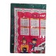STROFINACCI CALENDARIO 6 PEZZI COTONE NATALE TIROLO PEZZOLI