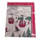 STROFINACCI CALENDARIO 6 PEZZI COTONE NATALE BASSOTTI PEZZOLI
