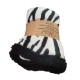 PLAID PILE STAMPATO AGNELLATO WILD ZEBRATO VT
