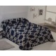 PLAID PILE MATRIMONIALE 200X220CM STAMPATO GEO HOME SWEET HOME