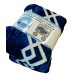PLAID PILE MATRIMONIALE 200X220CM STAMPATO GEO HOME SWEET HOME