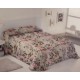 PLAID PILE MATRIMONIALE 200X220CM STAMPATO EVEREST FIORE HOME SWEET HOME