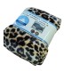 PLAID PILE MATRIMONIALE 200X220CM STAMPATO EVEREST LEOPARD HOME SWEET HOME