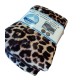 PLAID PILE MATRIMONIALE 200X220CM STAMPATO EVEREST LEOPARD HOME SWEET HOME