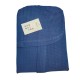 ACCAPPATOIO CON CAPPUCCIO TINTA UNITA NIDO D'APE LINEA ORO BLU NAVY