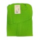 ACCAPPATOIO CON CAPPUCCIO TINTA UNITA NIDO D'APE LINEA ORO VERDE ACIDO