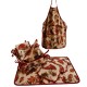 SET CUCINA MIASTO COTONE AUTUMN BOSCO MAGIA DI CASA