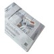 COMPLETO LENZUOLA FLANELLA MATRIMONIALE RIGHE POIS MONTEFELTRO HOME SWEET HOME