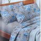 COMPLETO LENZUOLA FLANELLA MATRIMONIALE PEONIE MONTEFELTRO HOME SWEET HOME