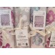 ASSORTITO 4 PEZZI COMPLETO LENZUOLA COTONE MATRIMONIALE DELICATO FIORI CILIEGIO HOME SWEET HOME