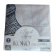 PARURE COPRIPIUMINO MATRIMONIALE RASO DI COTONE DIGITALE KOKO RASI DI TIFFANY SGHOME