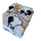 PLAID PILE 130X160CM EFFETTO LANA COTTA 3D PECORELLE LAMBI SGHOME