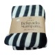 PLAID PILE MATRIMONIALE 200X220CM STAMPATO BELGRADO RIGATO BIANCO NERO LOVELY HOME