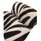 PLAID PILE MATRIMONIALE 200X220CM STAMPATO BELGRADO RIGATO BIANCO NERO LOVELY HOME